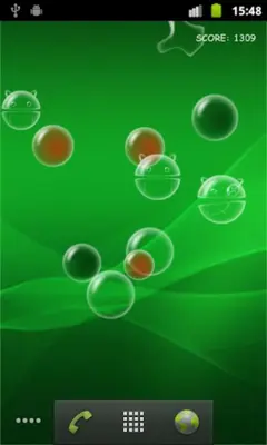 Bubble Droid Live Wallpaper android App screenshot 1